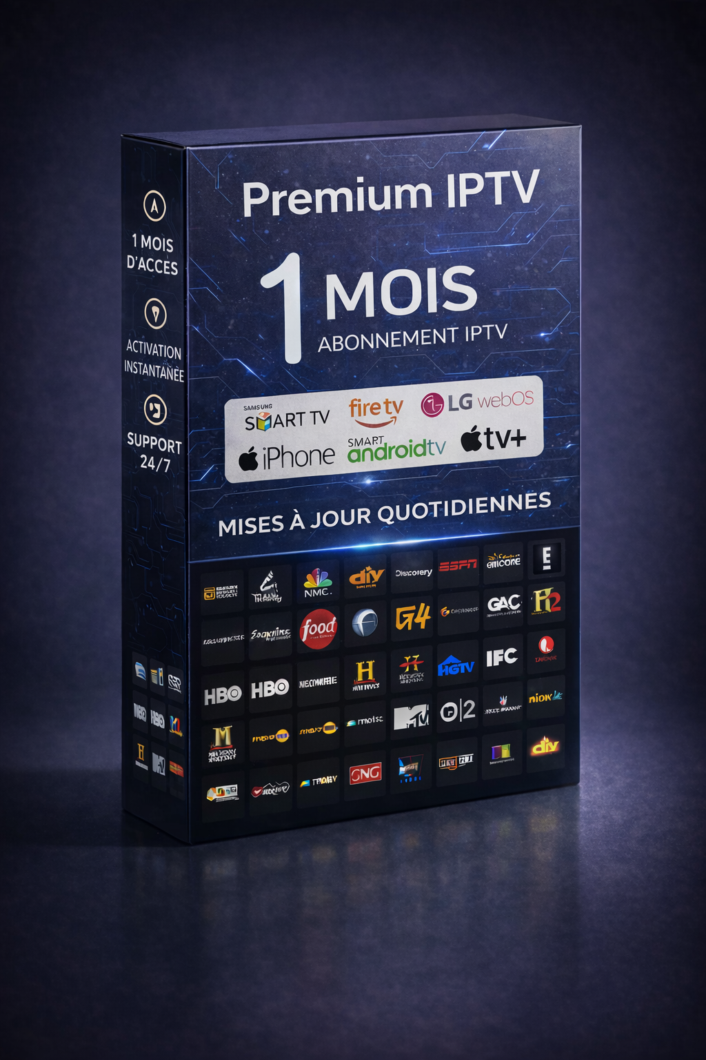 Abonnement IPTV 1 Mois