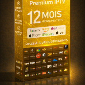 Abonnement IPTV 12 Mois